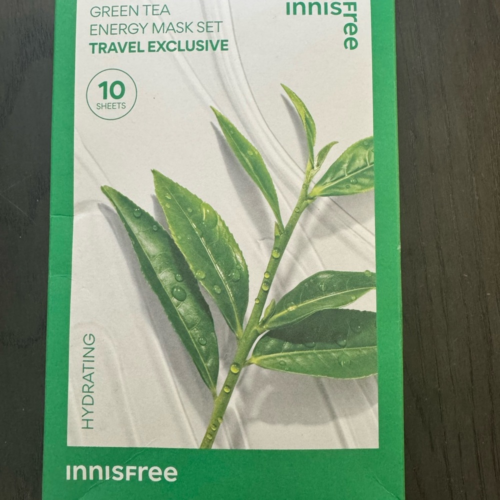 Innisfree Green Tea Energy Mask Set - Green